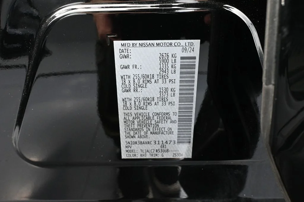 Used 2024 Black Nissan SV image 50