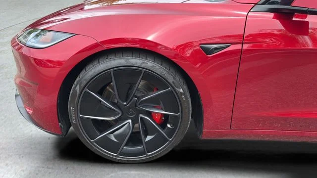 Used 2024 Red Tesla Performance image 33