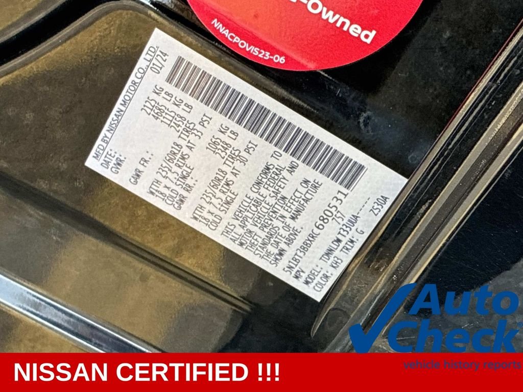 Used 2024 Black Nissan SV image 21