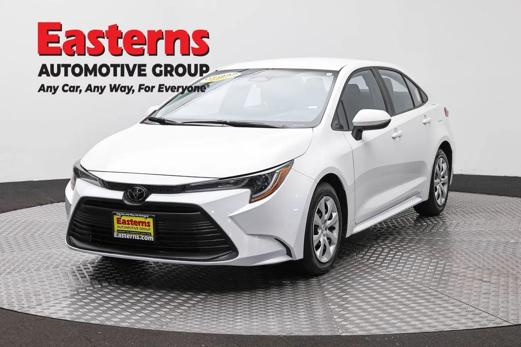 Used 2024 White Toyota LE image 1