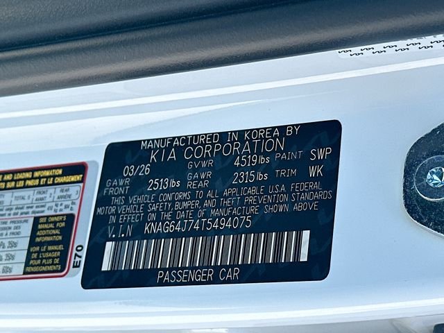 New 2026 Snow White Pearl Kia GT-Line AWD image 32