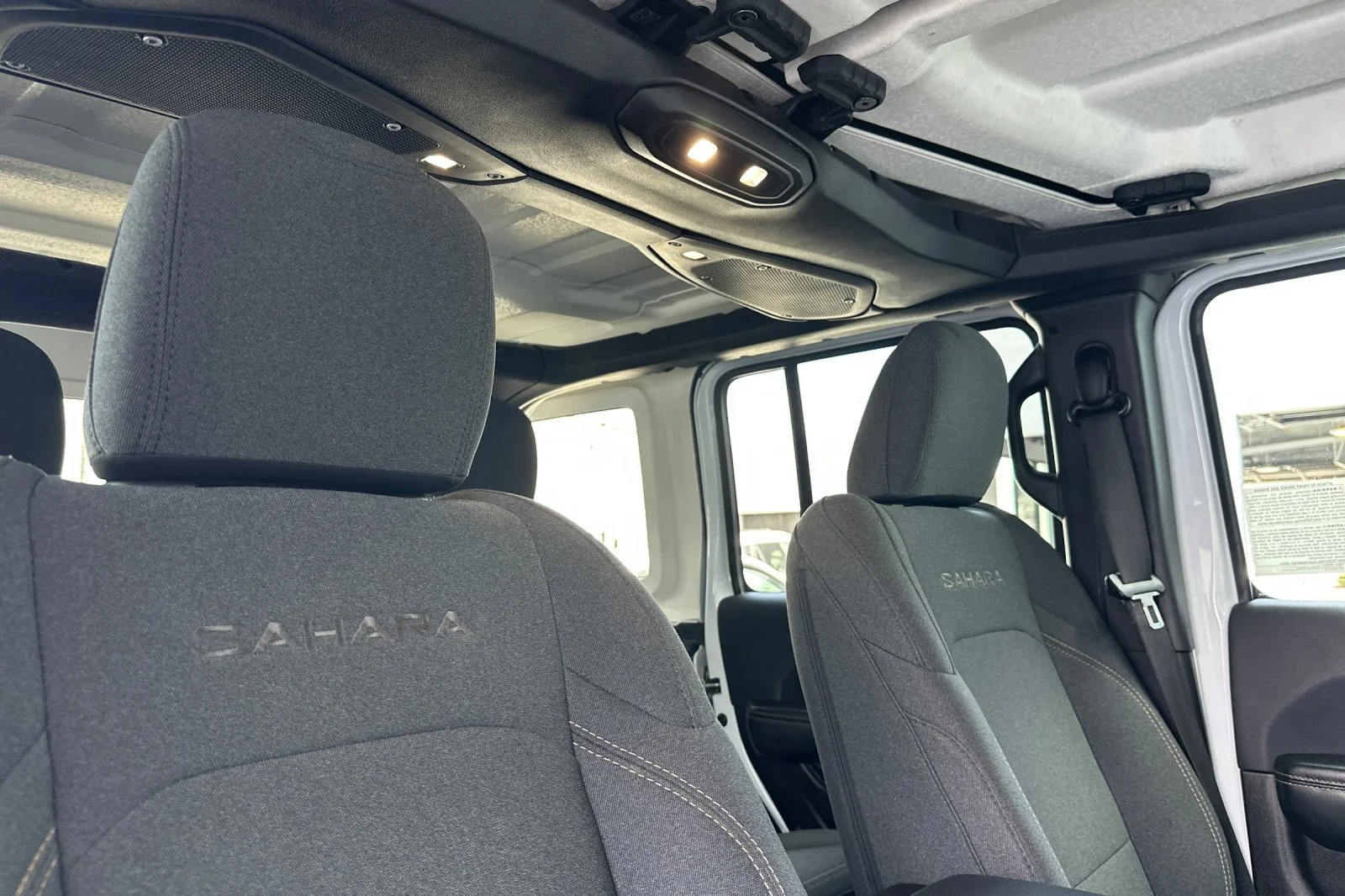 Used 2024 Bright White Clearcoat Jeep Sahara 4xe image 18
