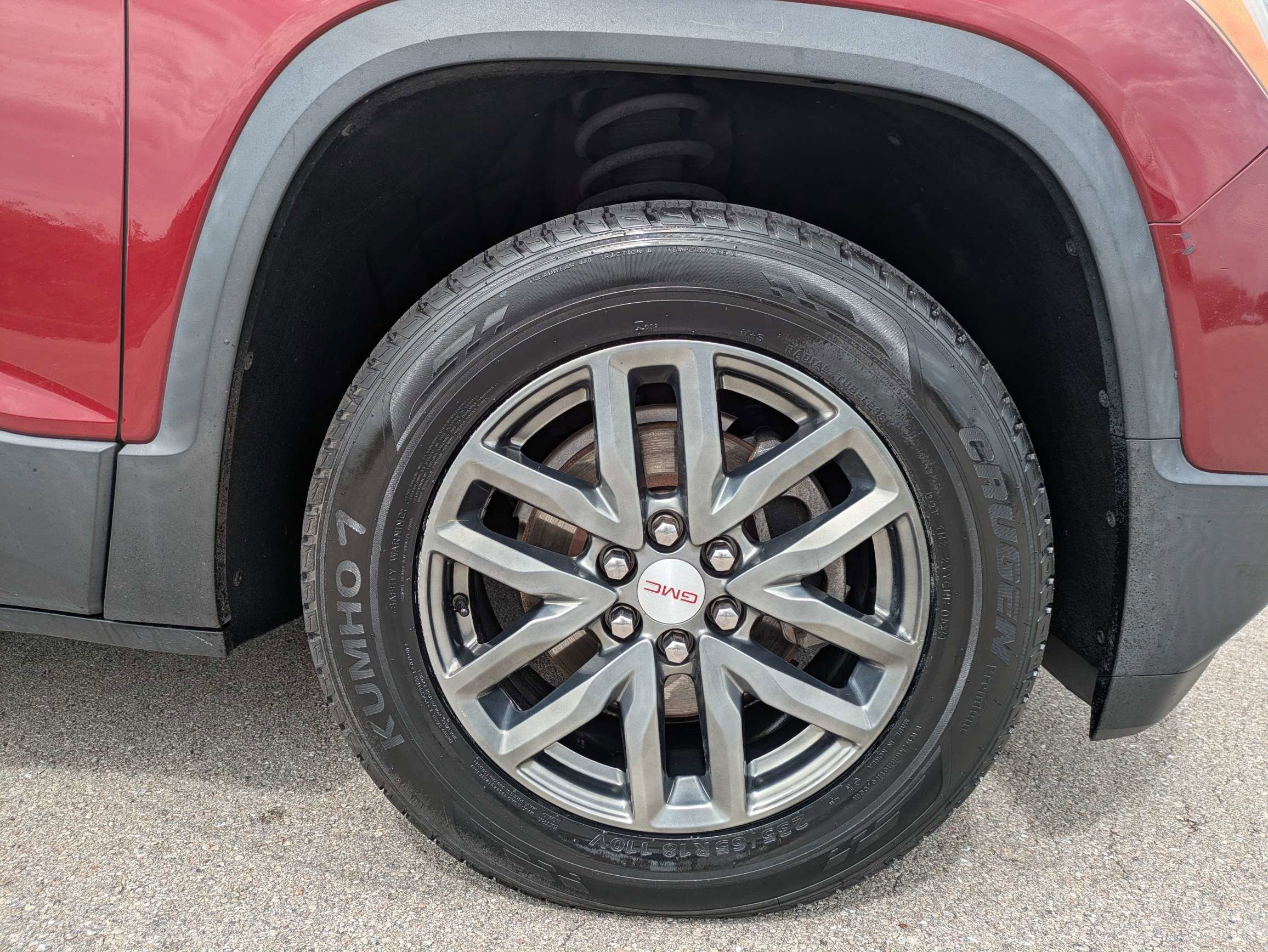 Used 2018 Crimson Red Tintcoat GMC SLT image 11