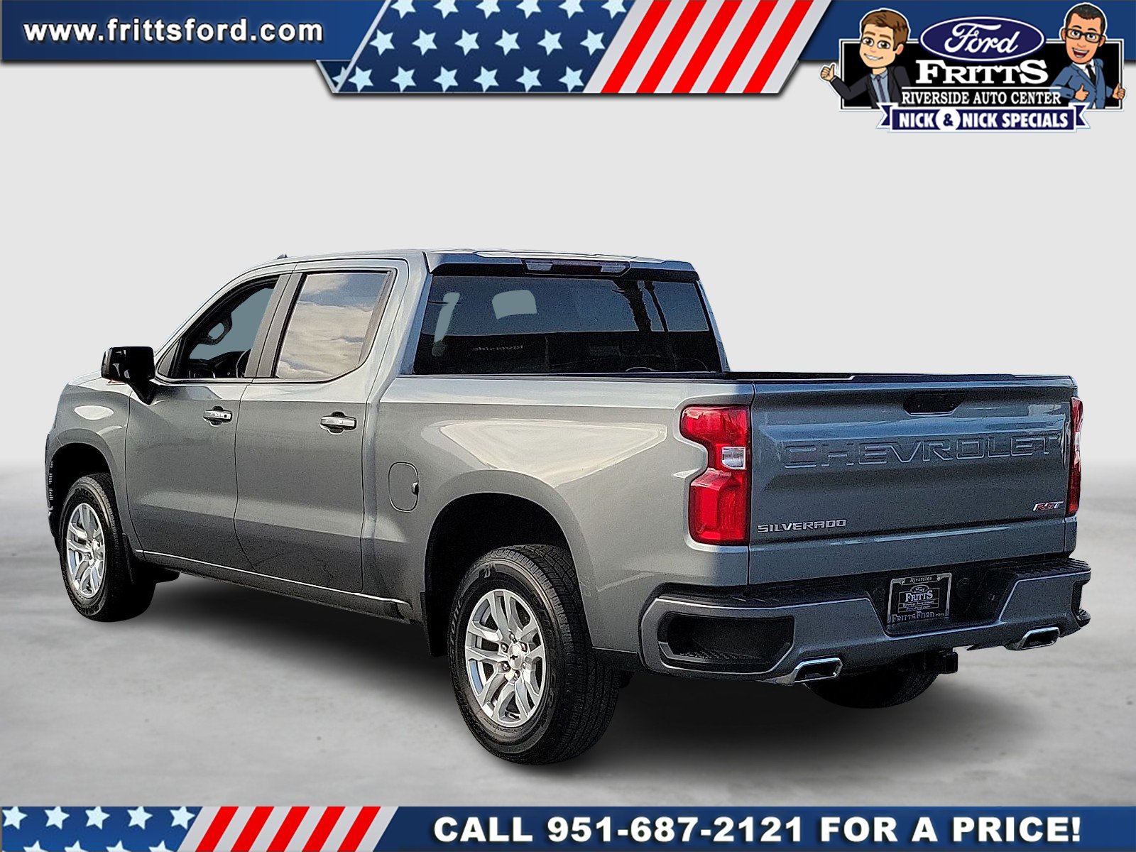 Certified Used 2021 Steel Metallic Chevrolet 4WD Crew Cab Short Bed RST image 3