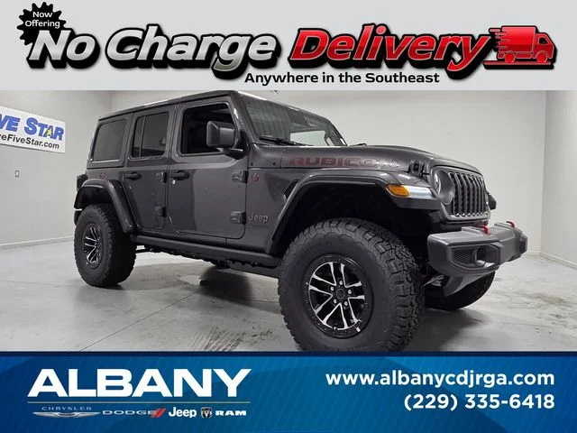 New 2026 Granite Crystal Metallic Clear-Coat Exterior Paint Jeep Rubicon image 1