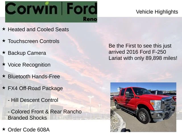 Used 2016 Red Ford Lariat image 4