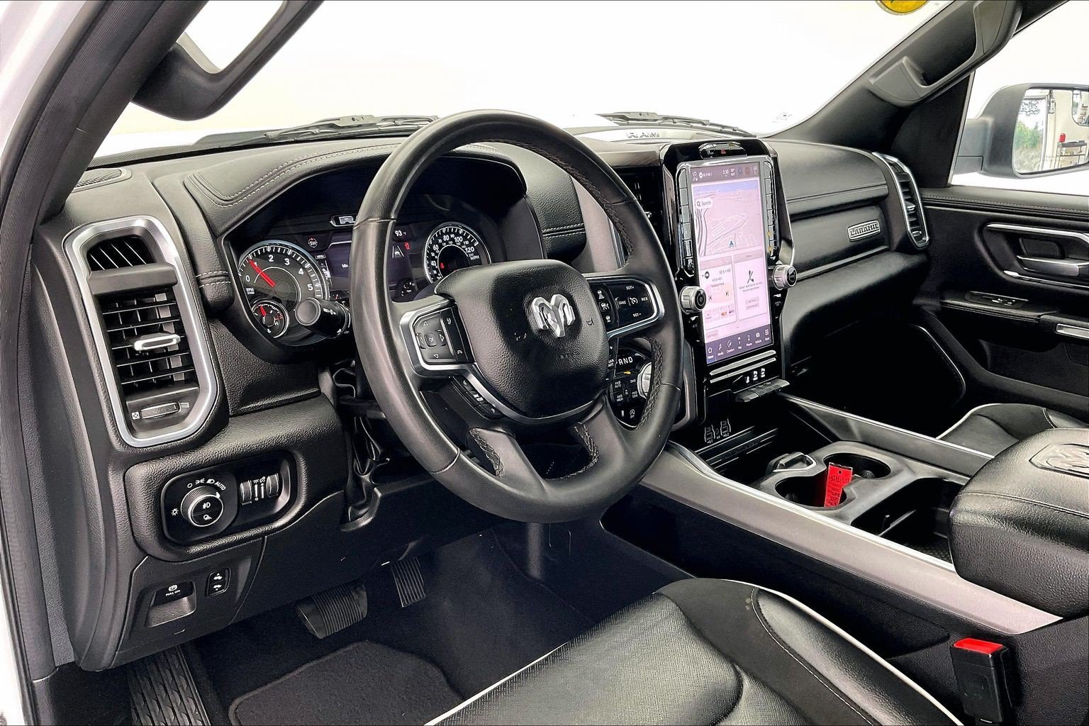 Used 2025 Bright White Clearcoat Ram Laramie image 14