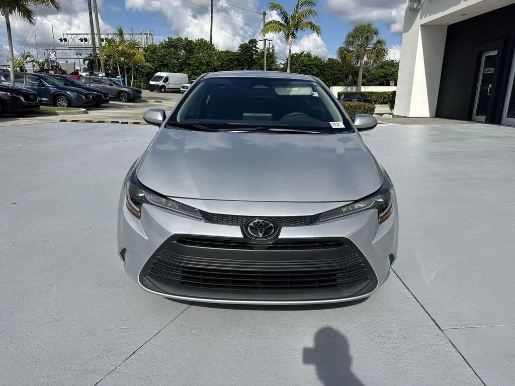 Used 2023 Classic Silver Metallic Toyota LE image 8