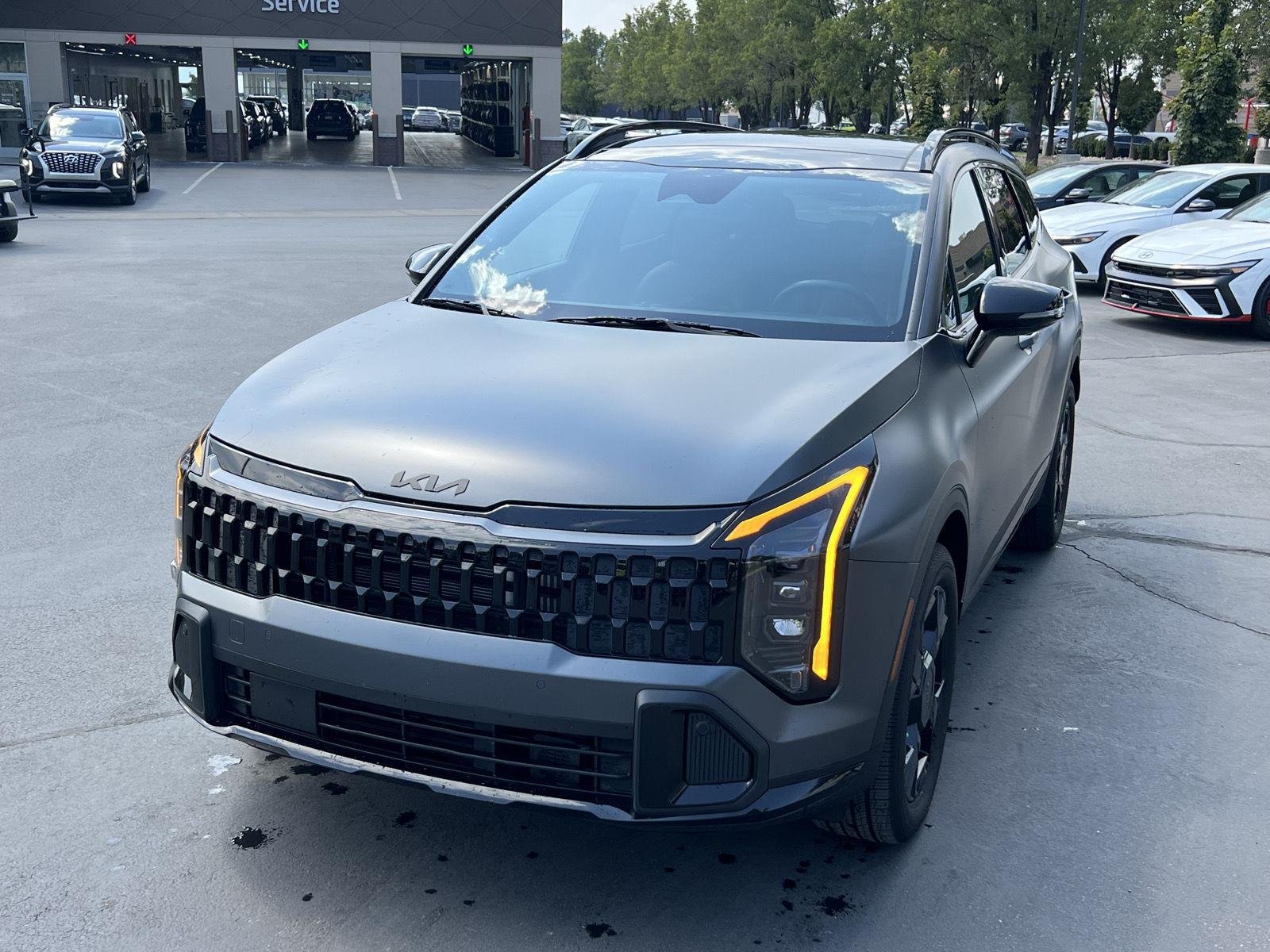 Used 2026 Shadow Matte Gray Kia X-Line image 2