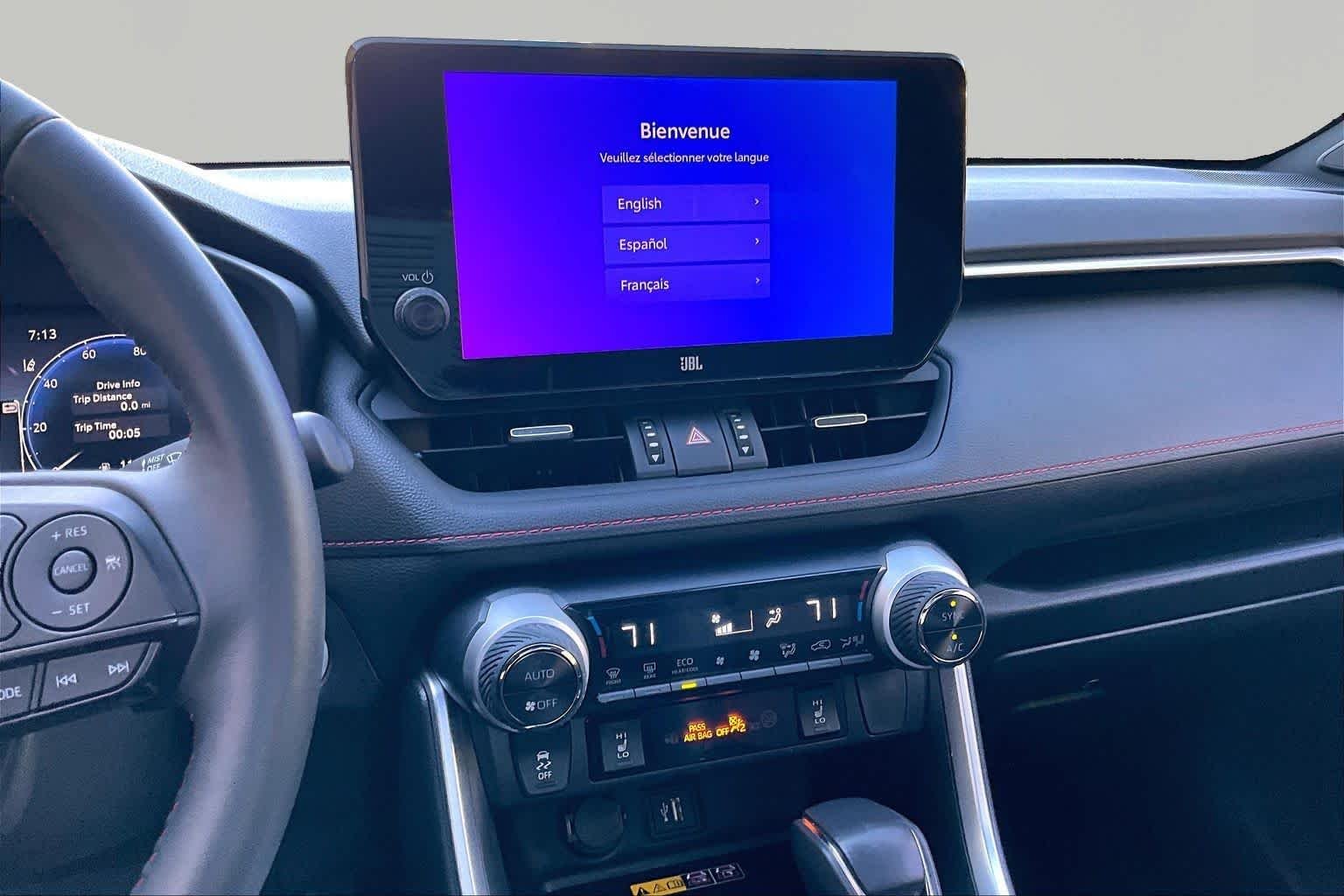 Used 2025 Wind Chill Pearl/Midnight Black Metallic Toyota XSE image 7