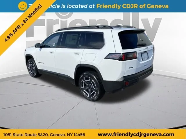 New 2026 Bright White Clear-Coat Exterior Paint Jeep Limited image 3