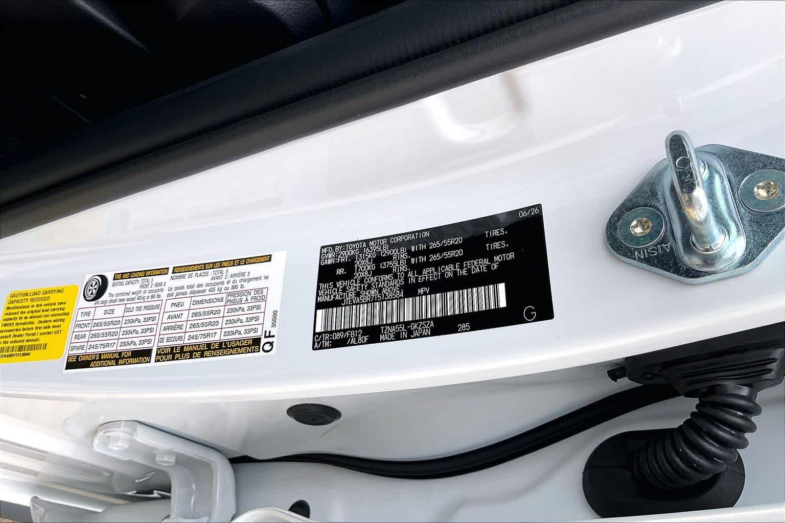 New 2026 Wind Chill Pearl Toyota TRD Sport image 21
