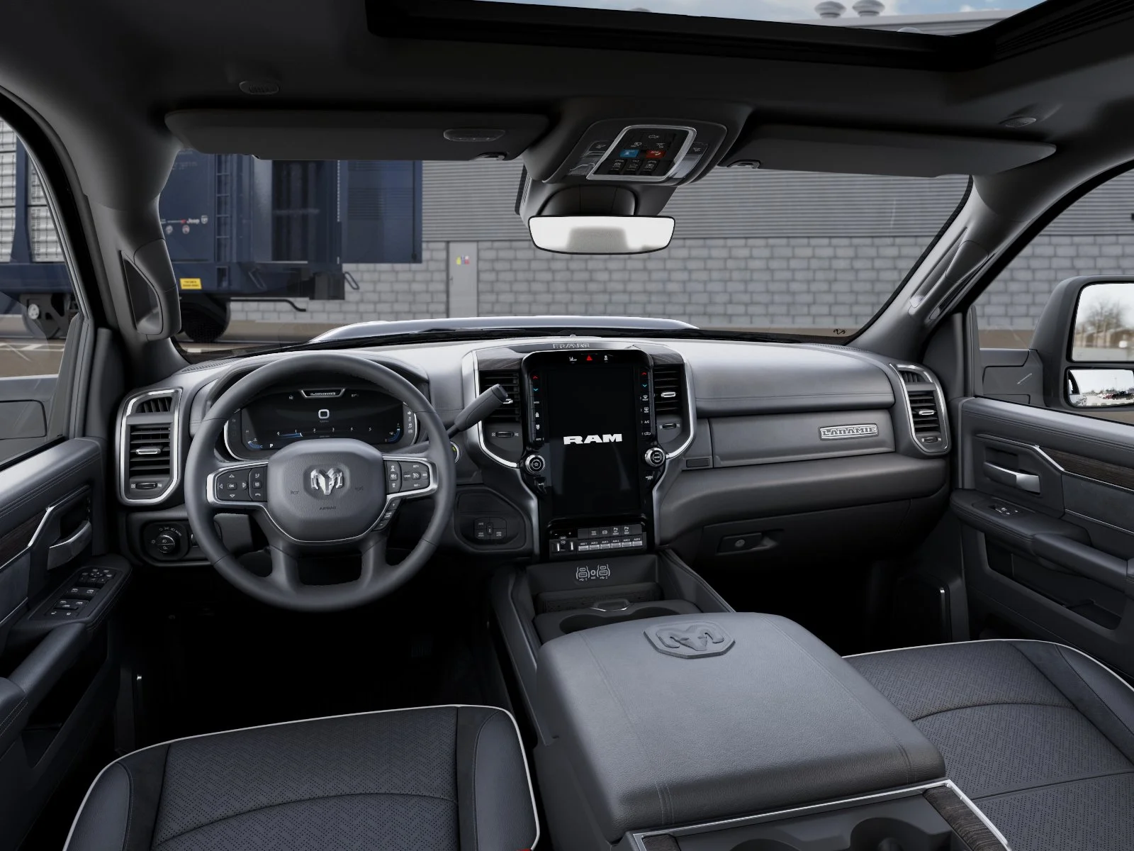 New 2026 Diamond Black Crystal Pearl-Coat Exterior Paint RAM Laramie image 14