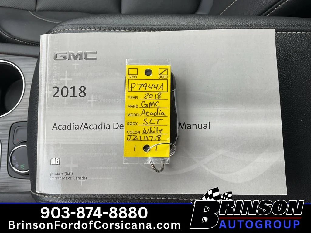 Used 2018 Summit White GMC SLT image 37