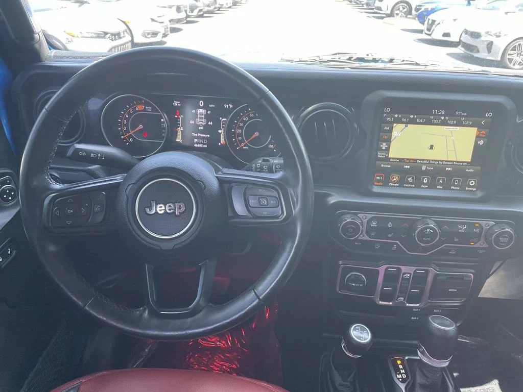 Used 2022 Blue Jeep Unlimited Sport Altitude image 17