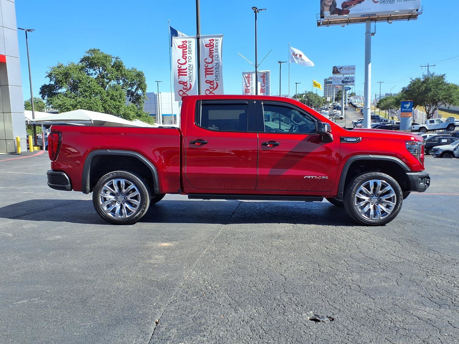 Used 2024 Volcanic Red Tintcoat GMC AT4X image 4