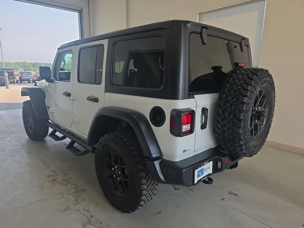 Used 2024 Bright White Clearcoat Jeep Willys image 7