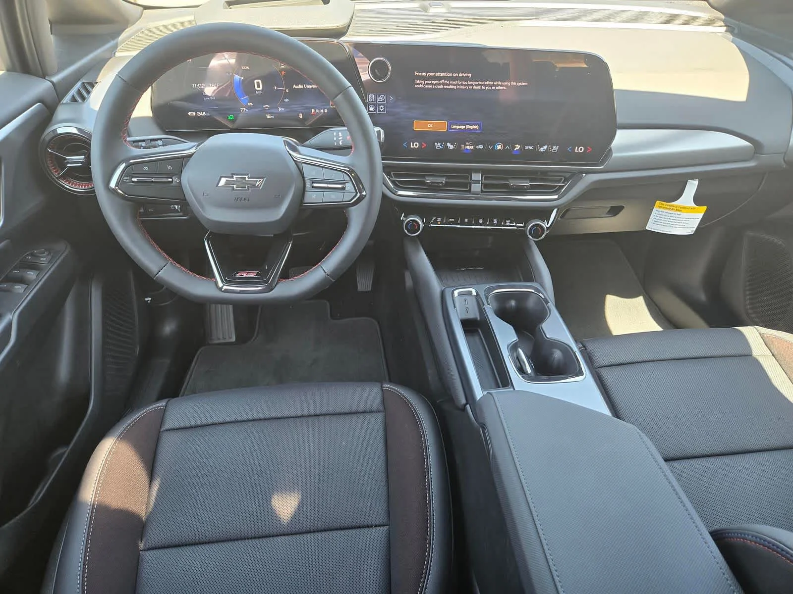 New 2025 Black Chevrolet RS image 7