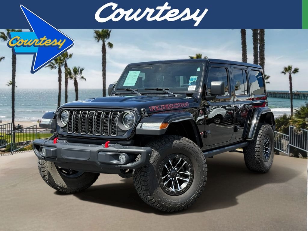 Used 2024 Black Jeep Rubicon X image 1