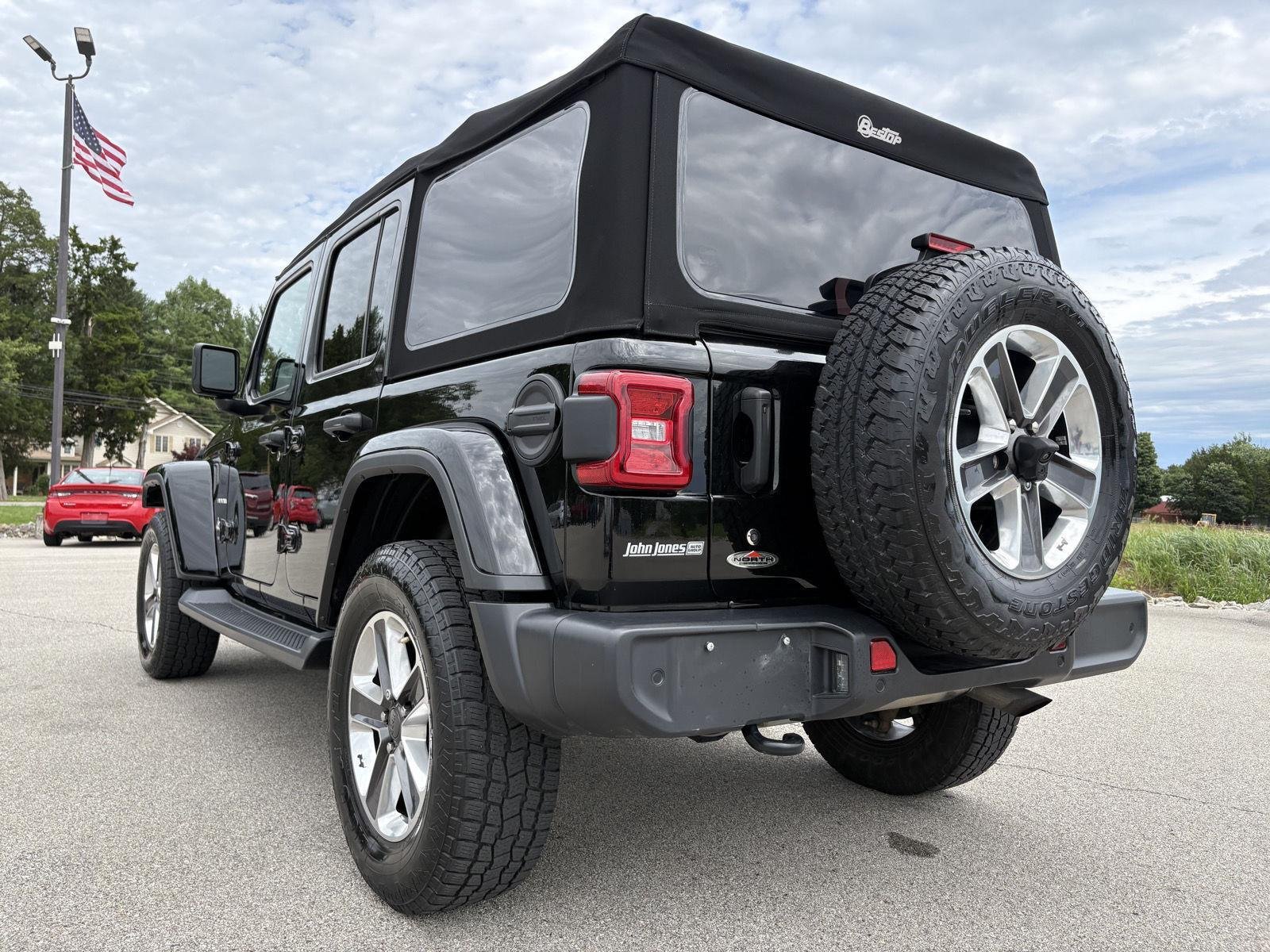 Used 2020 Black Clearcoat Jeep North Edition image 19