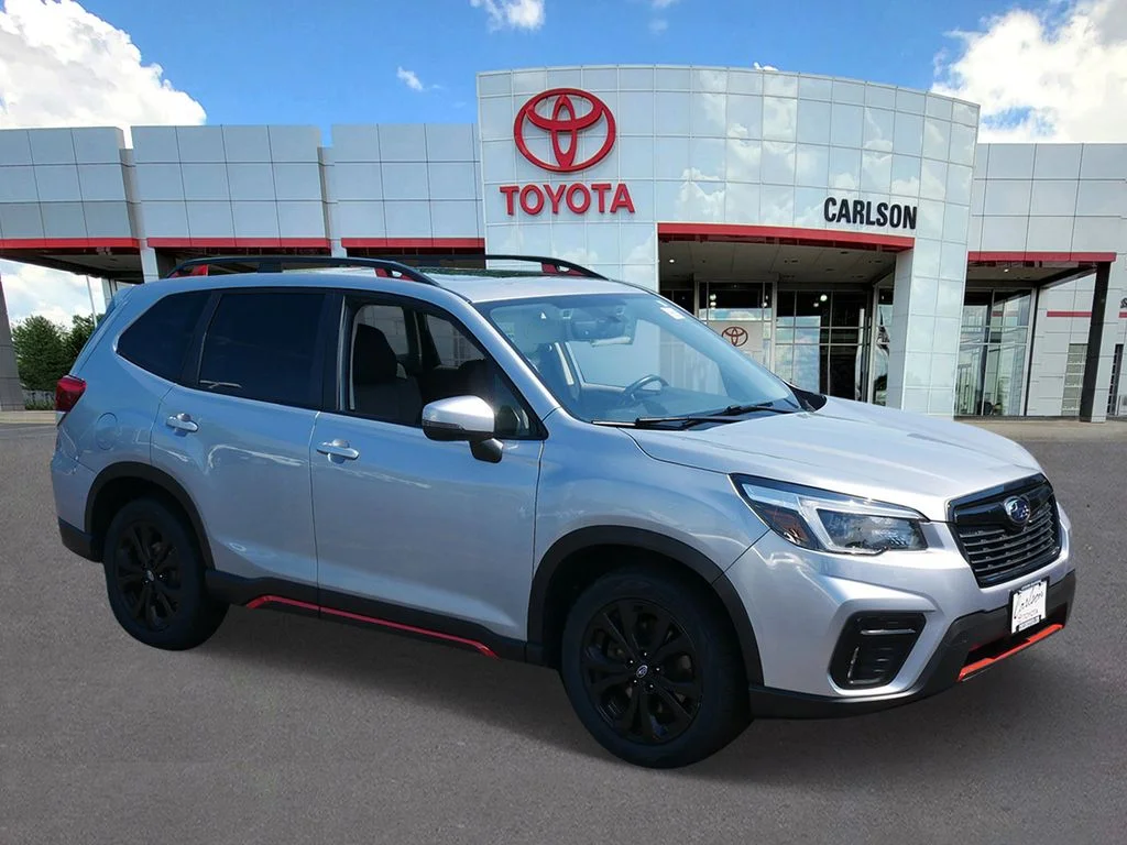 Used 2021 Subaru Forester Sport with VIN JF2SKARC1MH588392 for sale in Minneapolis, Minnesota