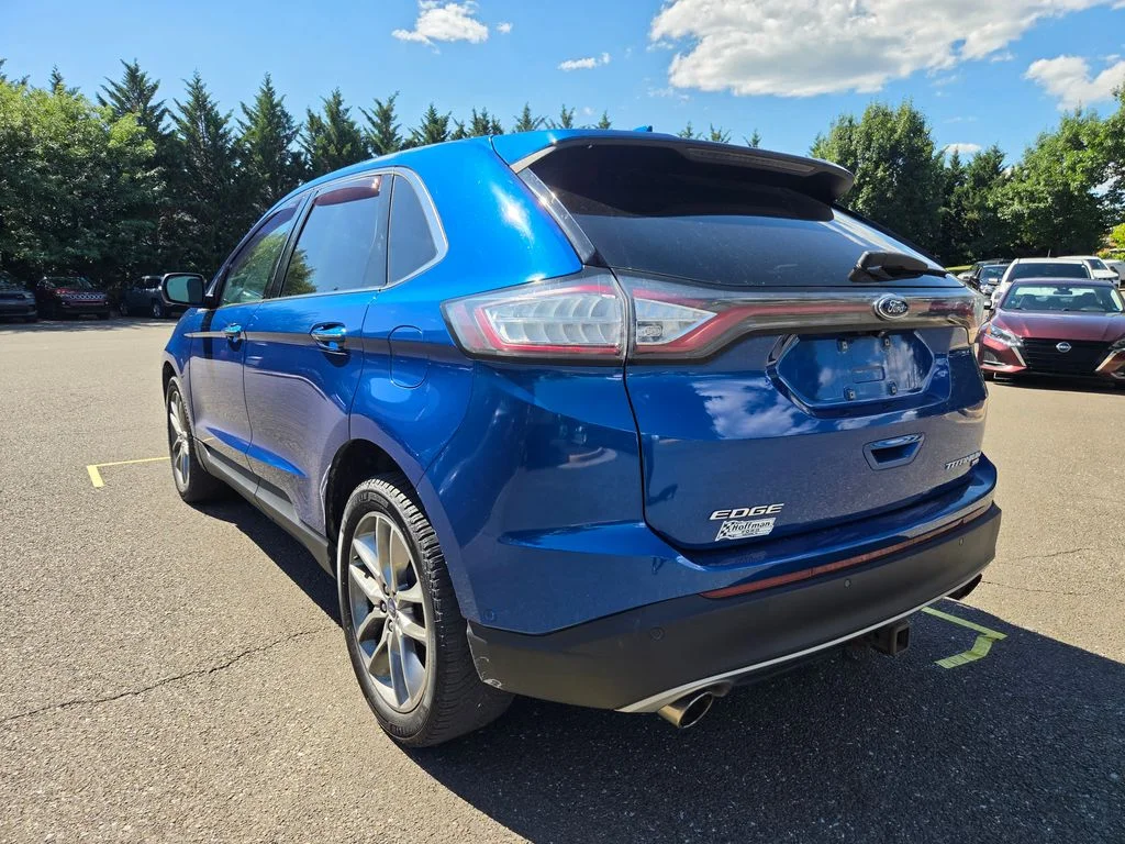 Used 2017 Blue Ford Titanium image 5