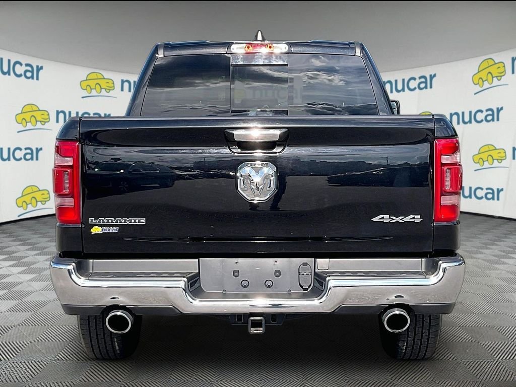 Used 2022 Diamond Black Crystal Pearlcoat Ram Laramie image 5