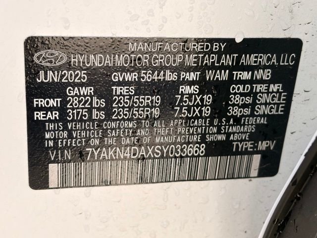 Used 2025 White Hyundai SEL image 36