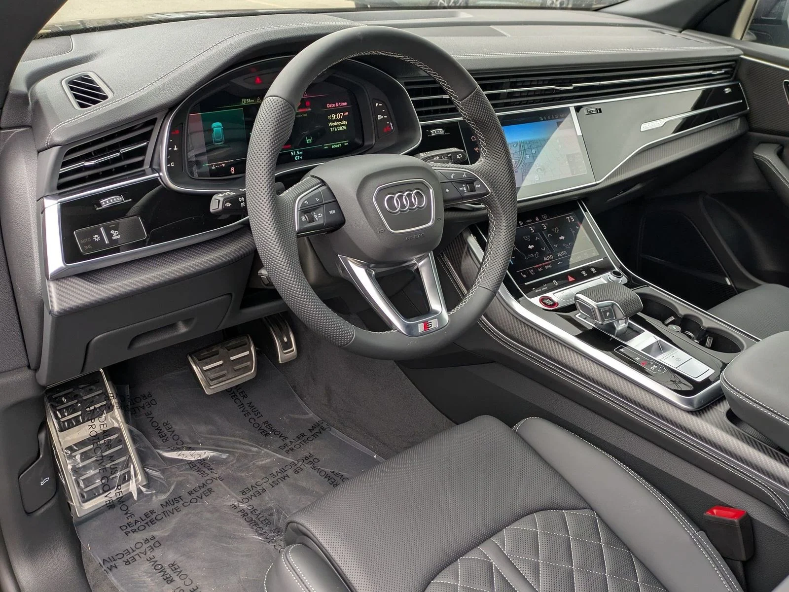 New 2026 Black Audi 4.0T Premium Plus image 8