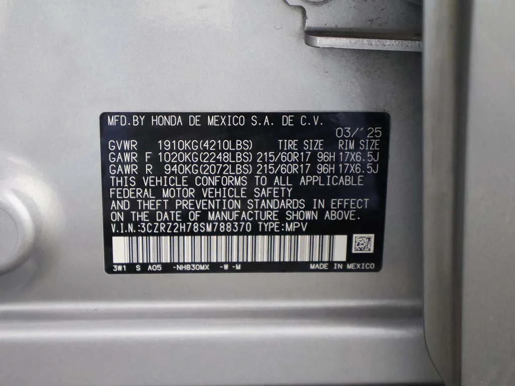 2025 Honda HR-V EX-L - Photo 53