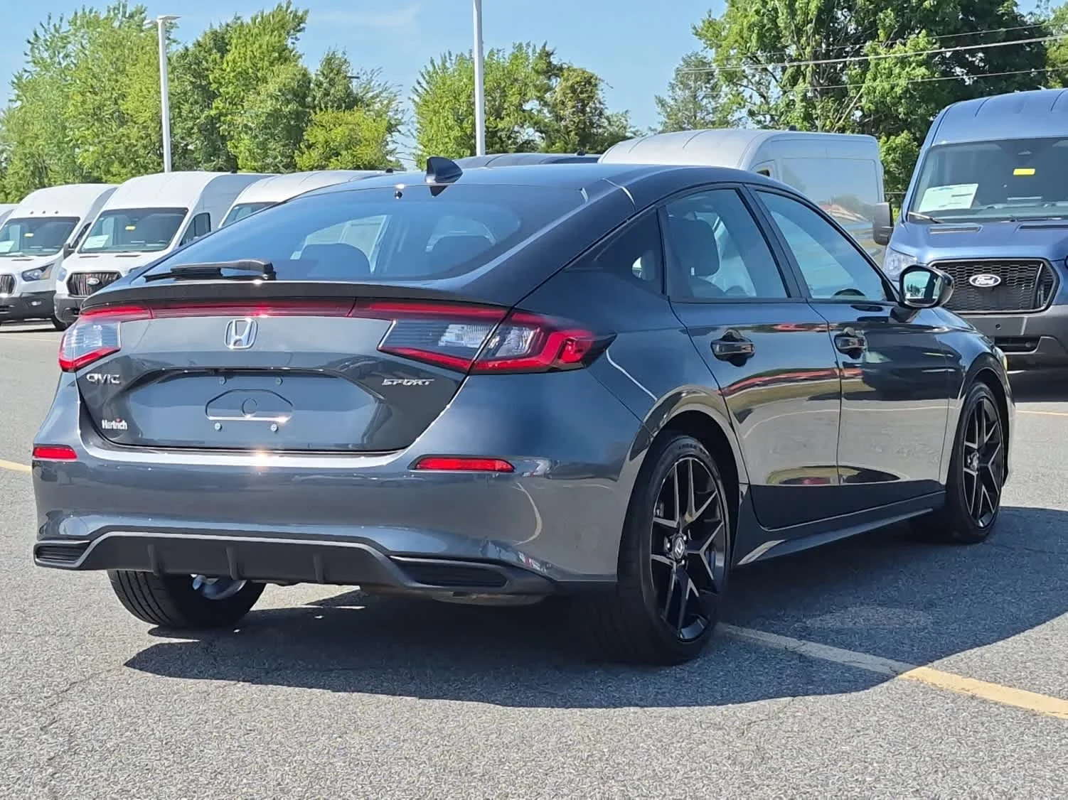 Used 2025 Meteorite Gray Metallic Honda Sport image 3