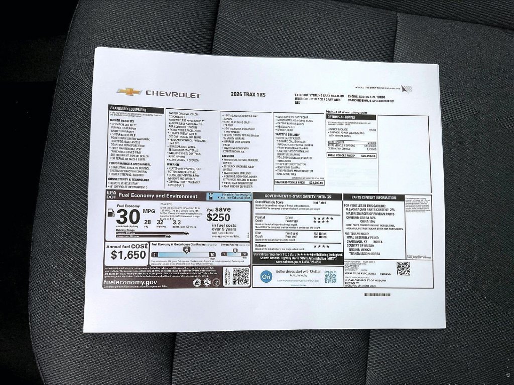 2026 Chevrolet Trax RS - Photo 18
