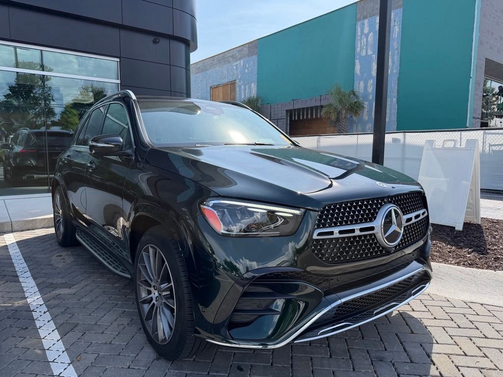 Certified Used 2024 Green Mercedes-Benz GLE 350 image 2