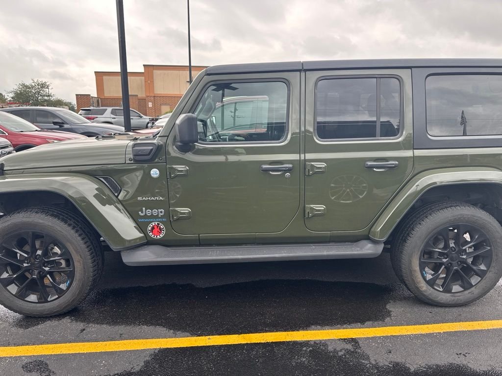 Certified Used 2023 Green Jeep Sahara 4xe image 2