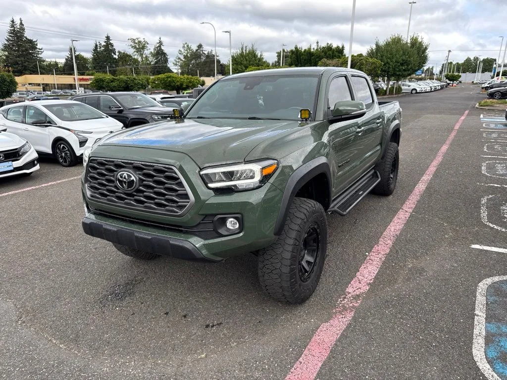 Used 2021 Army Green Toyota TRD Off-Road image 3