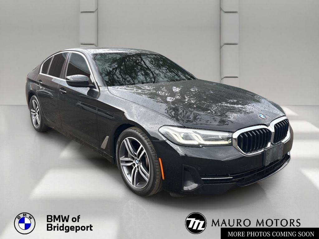 Certified Used 2023 Black BMW 530i xDrive image 1