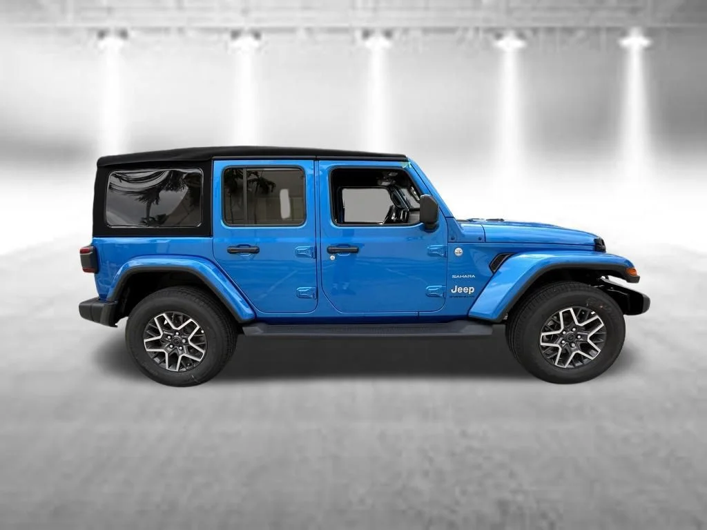 Used 2024 Blue Jeep Sahara image 8