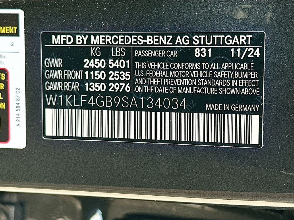 Certified Used 2025 Graphite Gray Metallic Mercedes-Benz E 350 image 33