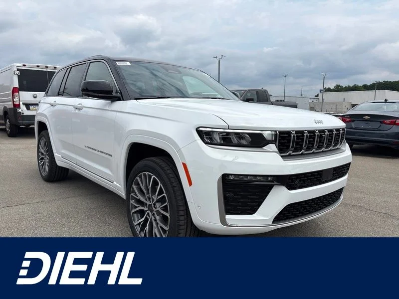 New 2026 Bright White Clear-Coat Exterior Paint Jeep Summit image 1