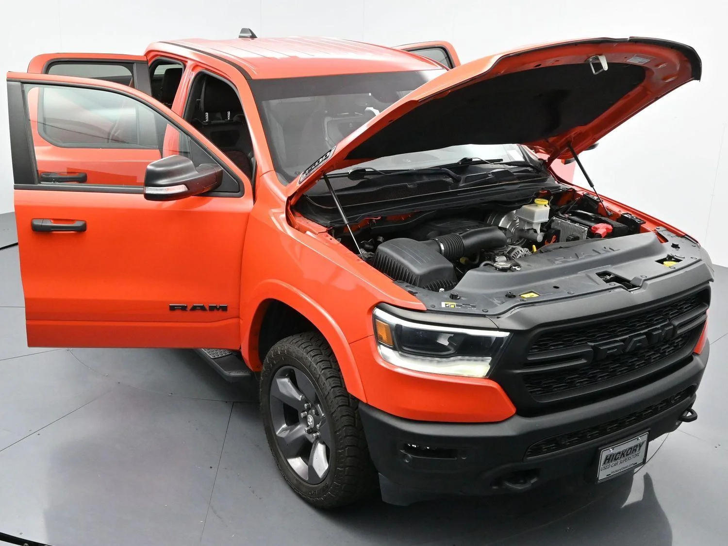 Used 2021 Spitfire Orange Clearcoat Ram Big Horn image 45
