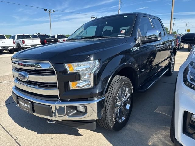 Used 2017 Shadow Black Ford Lariat image 2