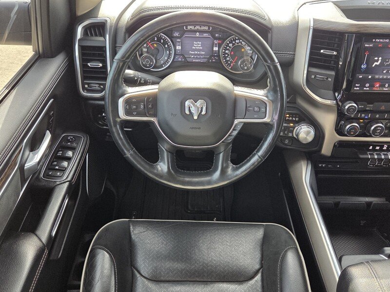 Certified Used 2019 Steel Metallic RAM LARAMIE 4X4 CREW CAB 5