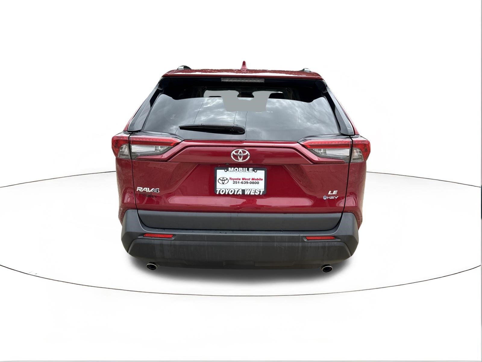 Certified Used 2025 Ruby Flare Pearl Toyota Hybrid LE image 4