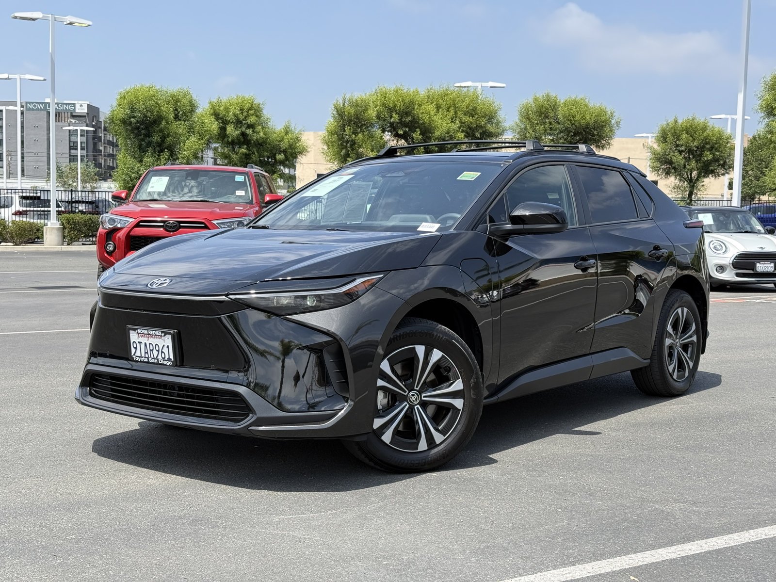 Certified 2025 Toyota bZ4X XLE with VIN JTMABACA2SA098454 for sale in San Diego, CA