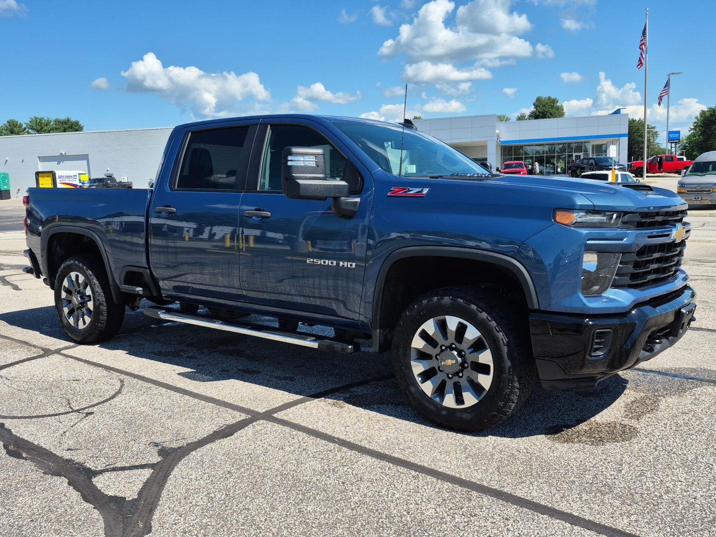 Used 2024 Lakeshore Blue Metallic Chevrolet Custom image 3