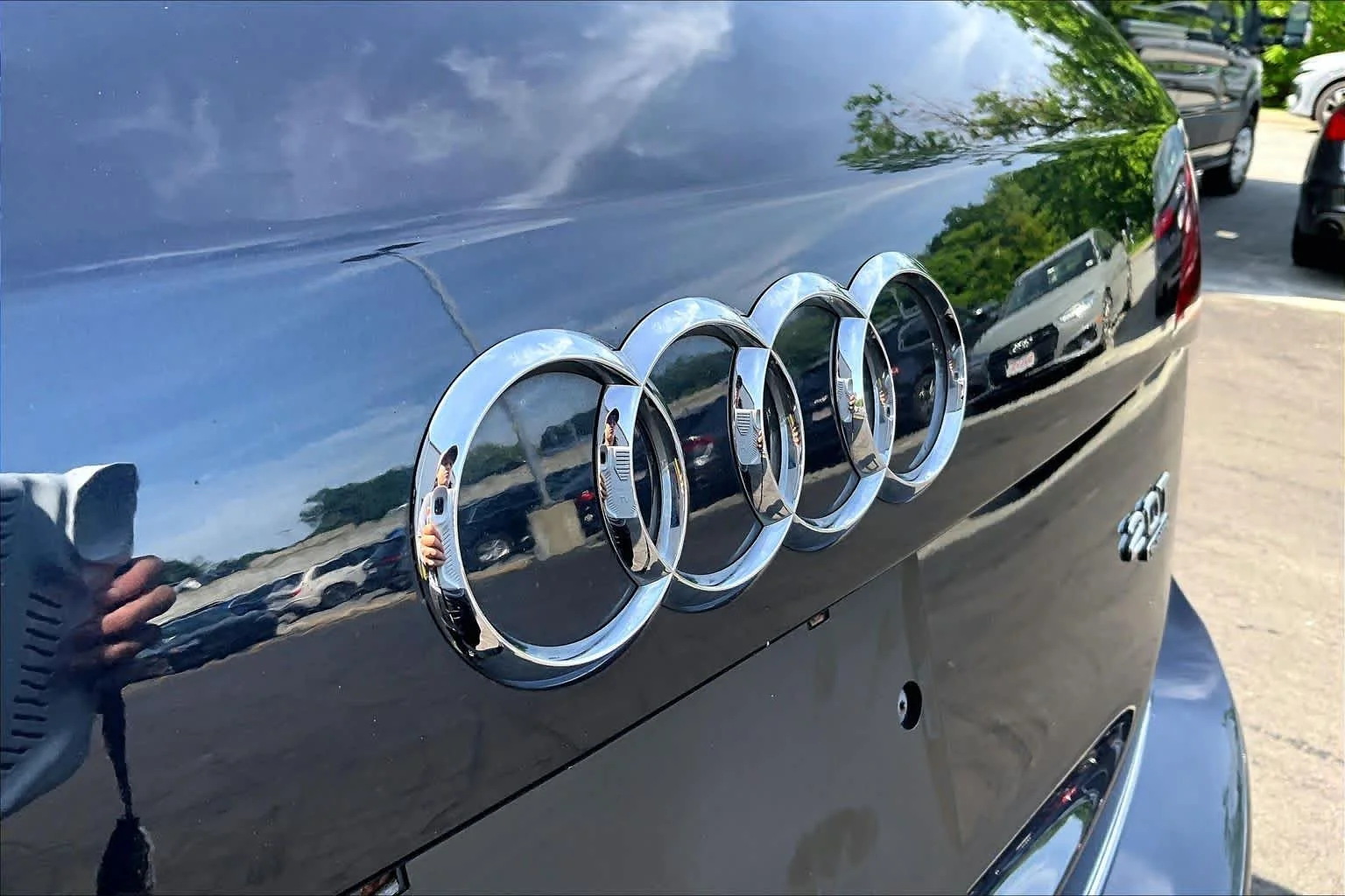 Used 2015 Moonlight Blue Metallic Audi Premium Plus image 30
