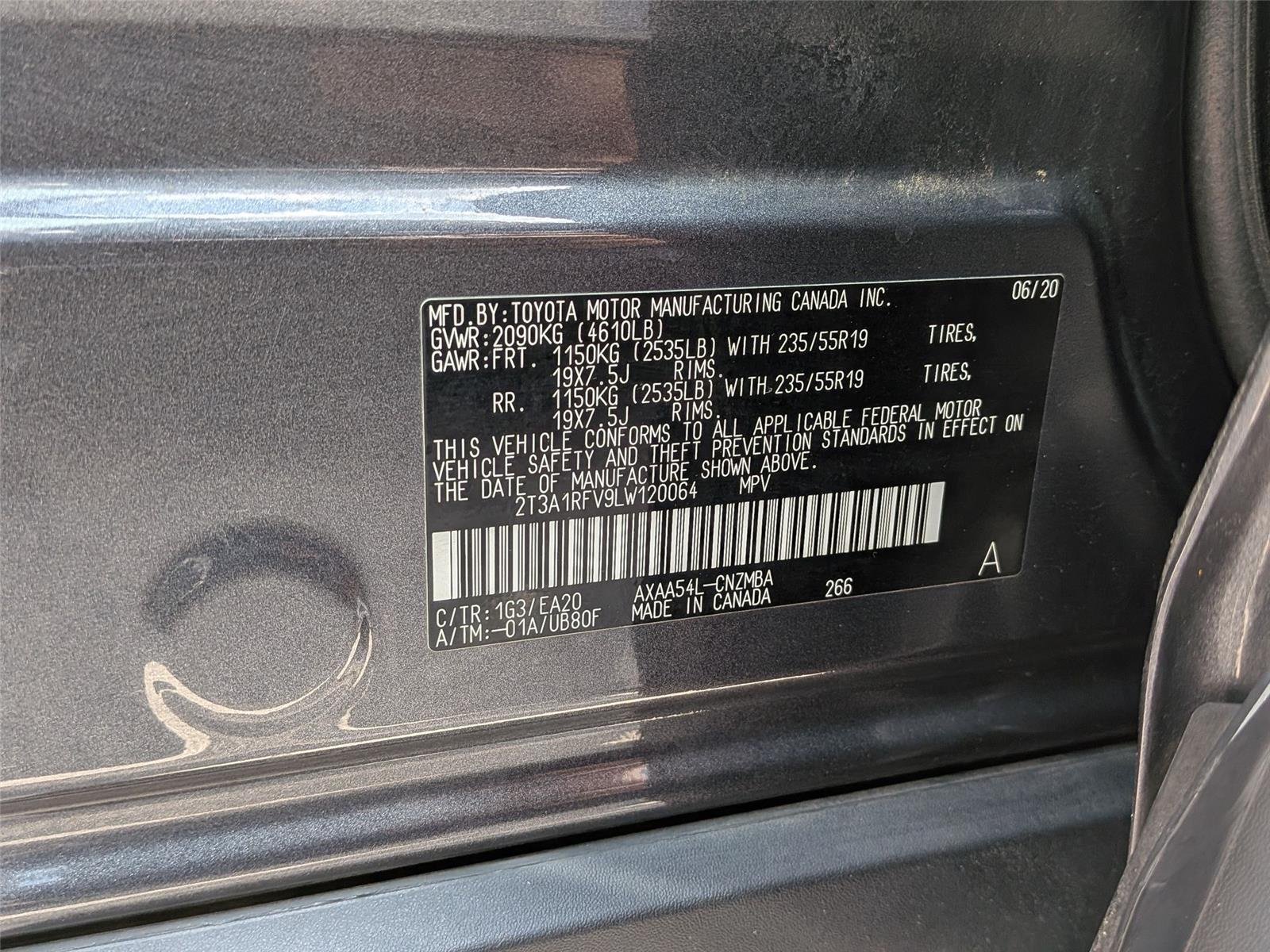 Used 2020 Magnetic Gray Metallic TOYOTA  image 38