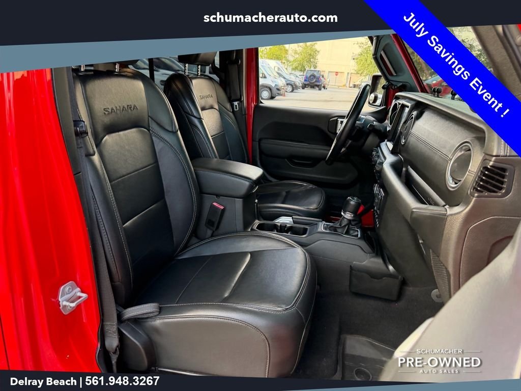 Used 2022 Red Jeep Unlimited Sahara image 17
