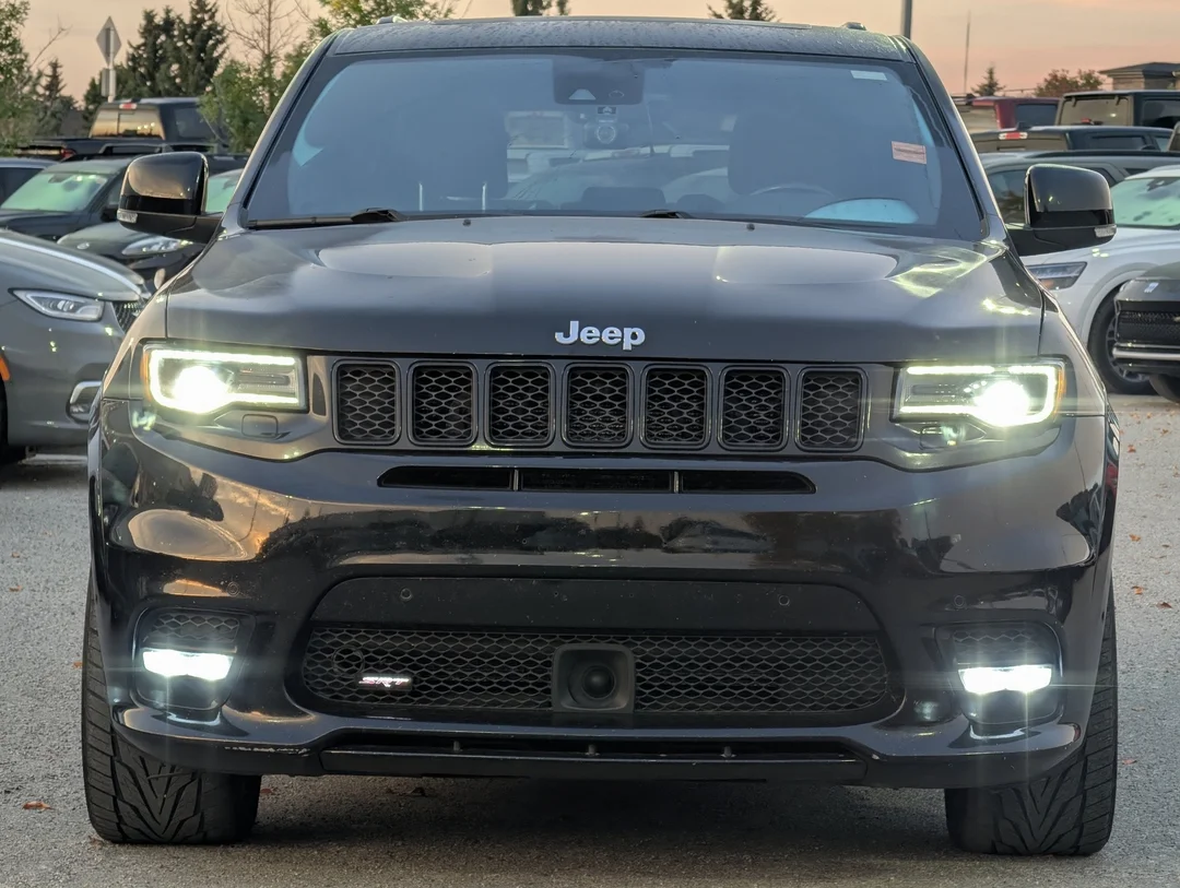 Used 2017 Black Jeep SRT - - Adaptive Cruise - Blind Spot - 20 Wheels & More! image 3
