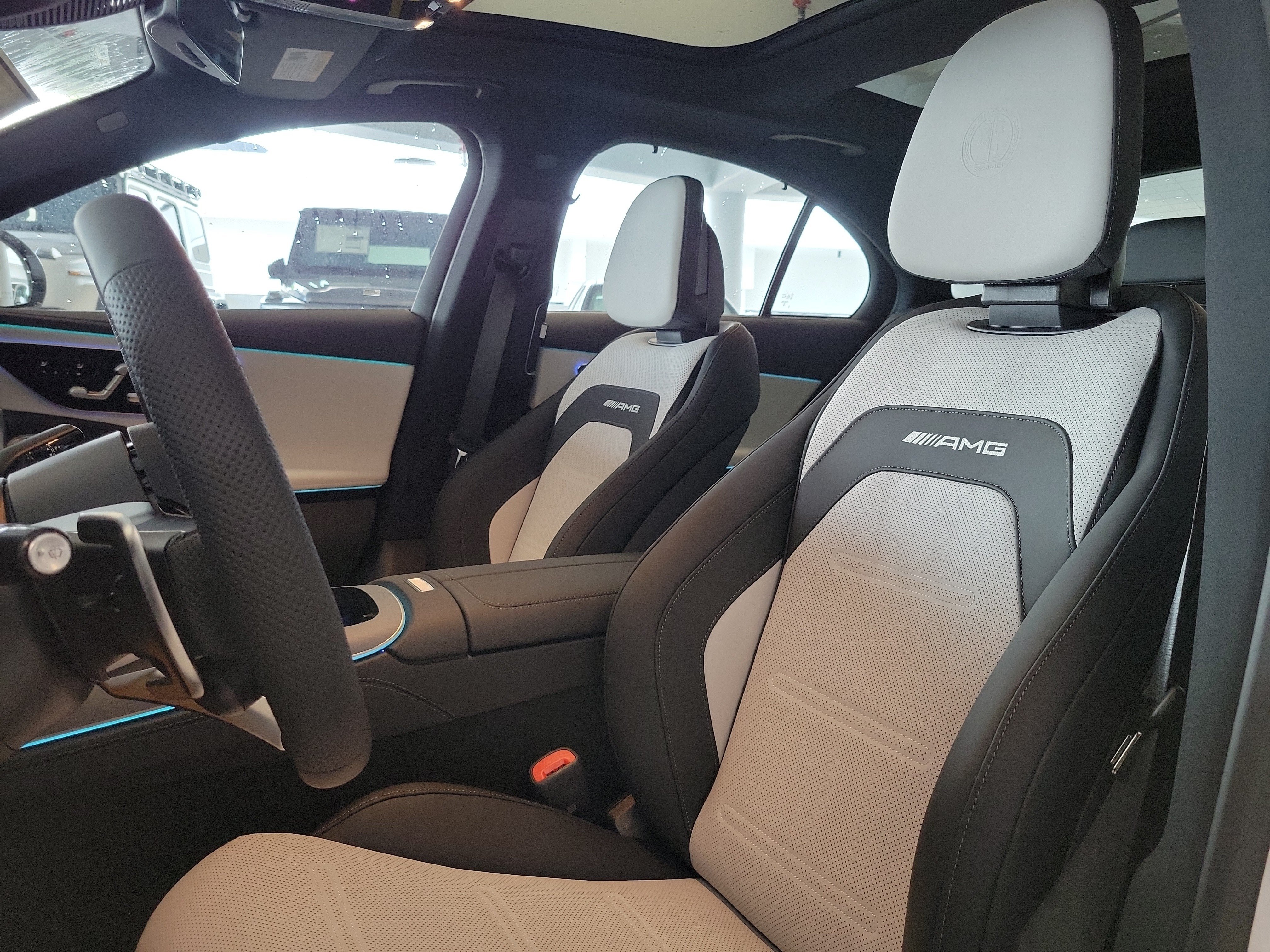New 2027 MANUFAKTUR Moonlight White Magno Mercedes-Benz AMG® E 53 E 4MATIC+ Sedan image 46